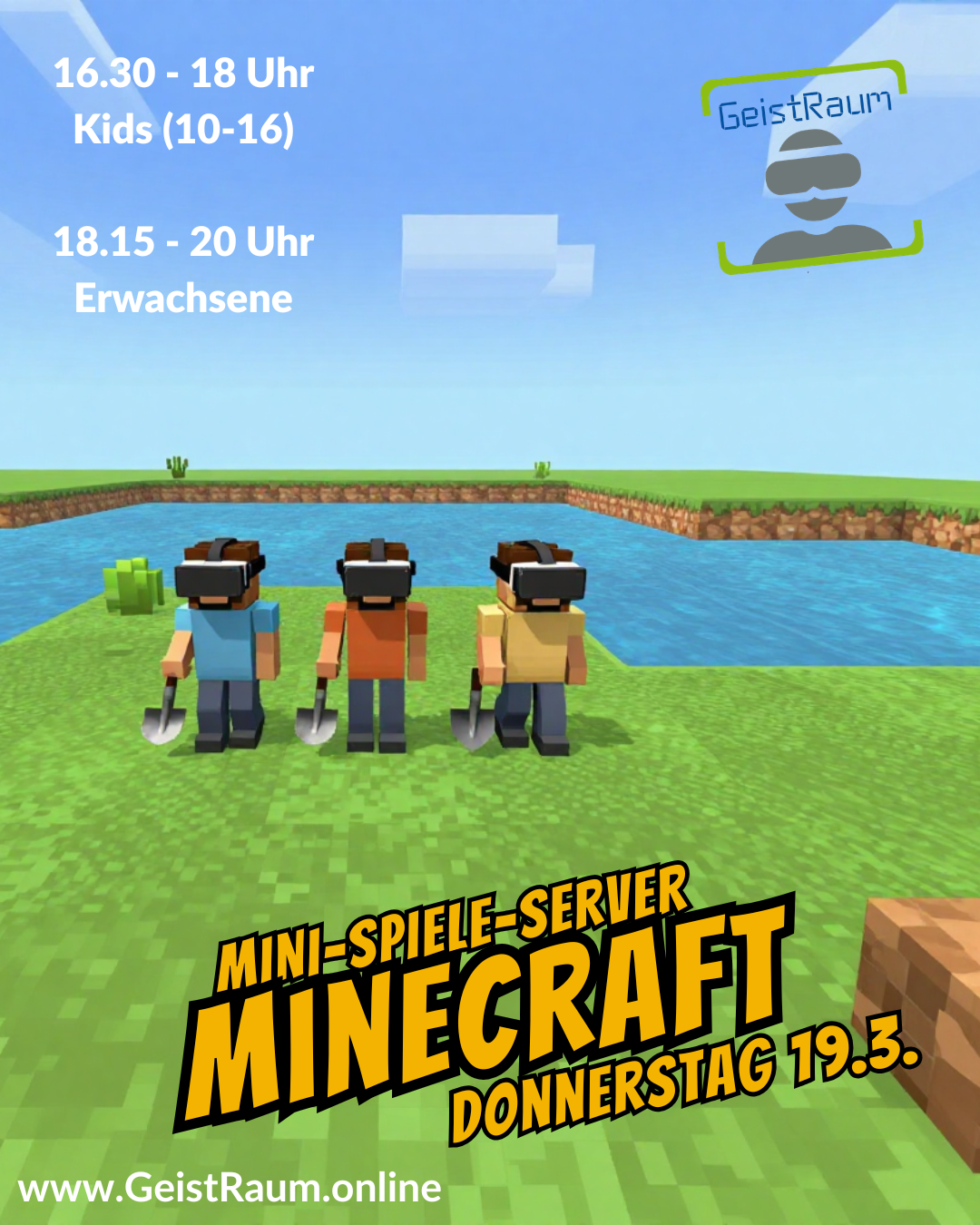 Minecraft Mini-Games am 19.3.2026