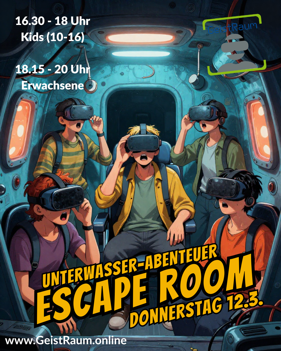 Unterwasser-Abenteuer am 12.3.2026