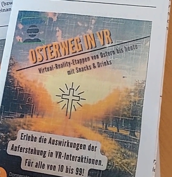 Osterweg in VR am 9.4.2026