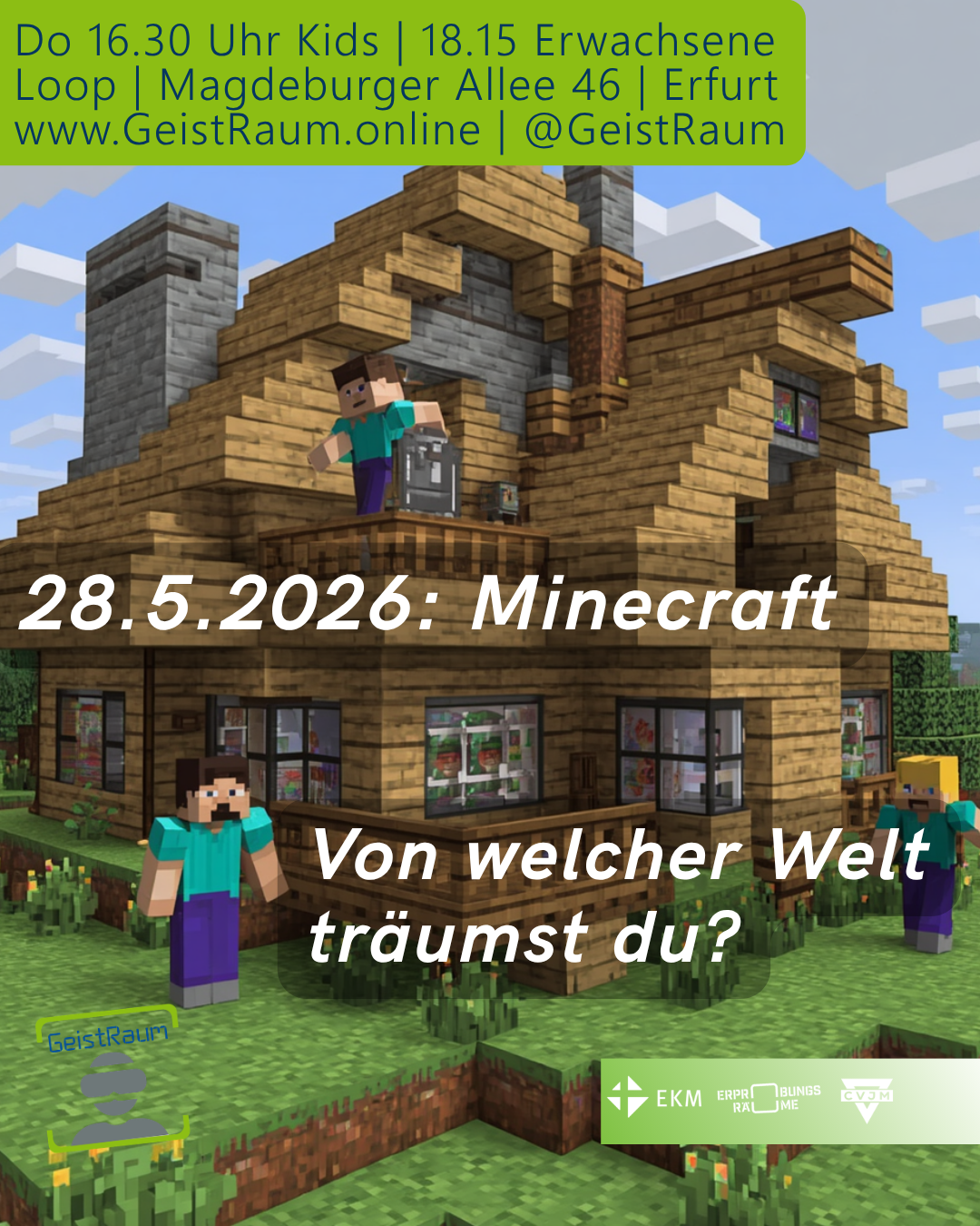 MInecraft-VR am 28.5.2026
